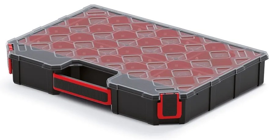 Organizator 39 × 28,4 × 6 cm, cutii, negru