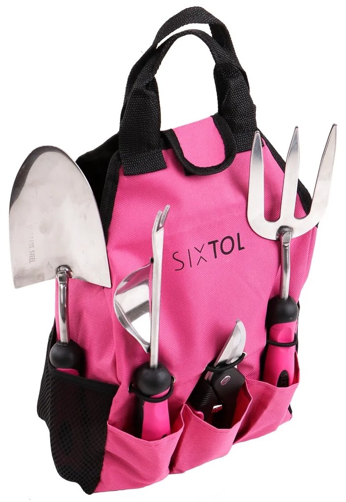 Set scule grădinărit Sixtol Garden pink, 12 buc.,