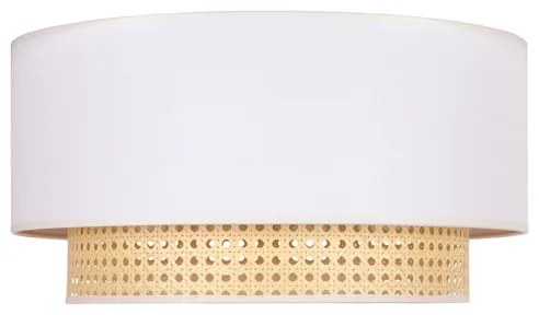Duolla - Plafonieră BOHO 3xE27/15W/230V d. 60 cm crem/ratan