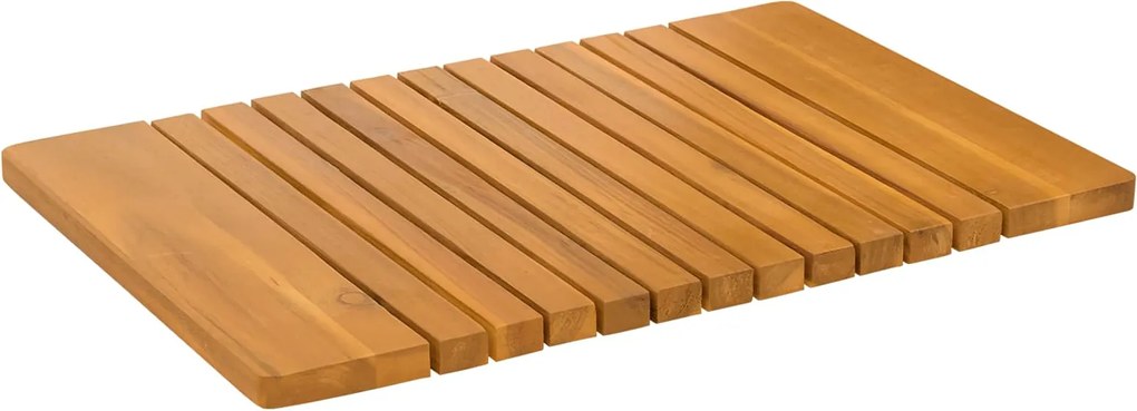 vidaXL Covoraș de baie Simplu Maro 59 x 40 cm lemn