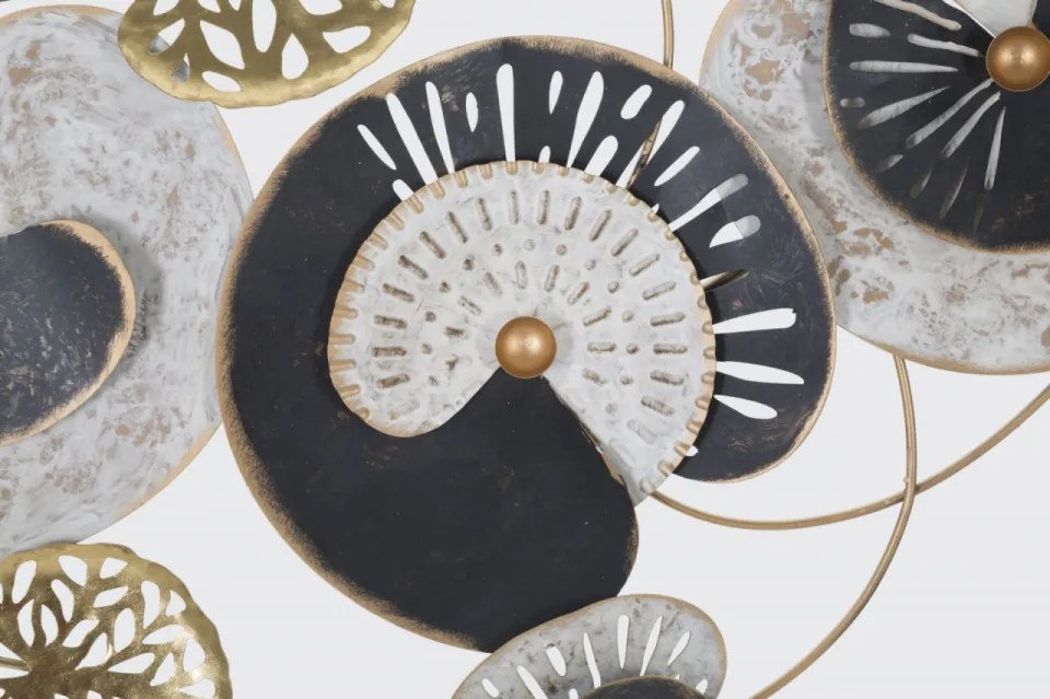 Panou decorativ multicolor din metal, 124,5x6x65 cm, Gloth Mauro Ferretti