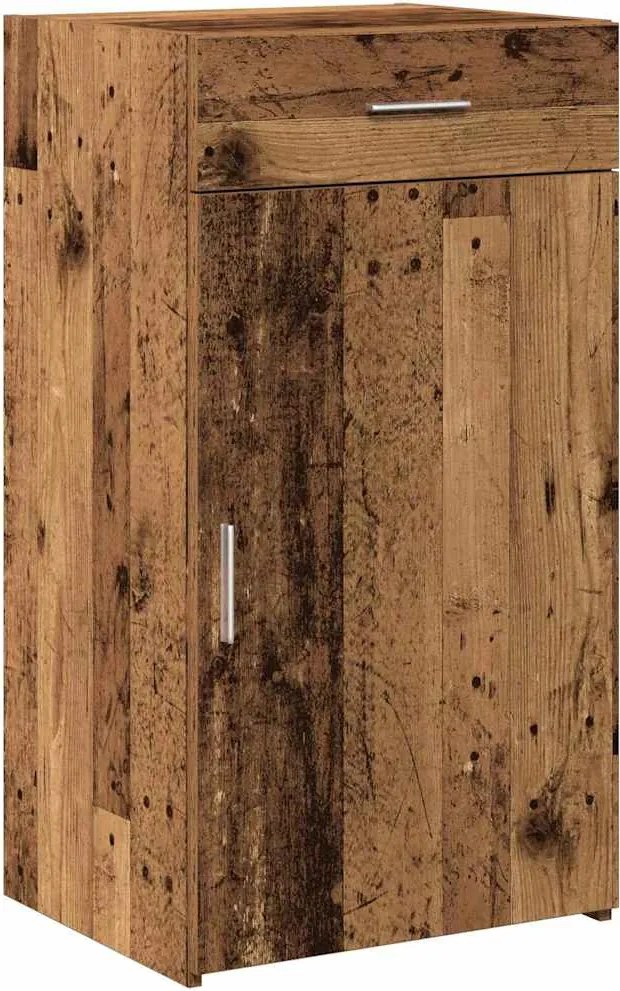 vidaXL Bufet cu sertar Lemn vechi 50 x 42,5 x 93 cm