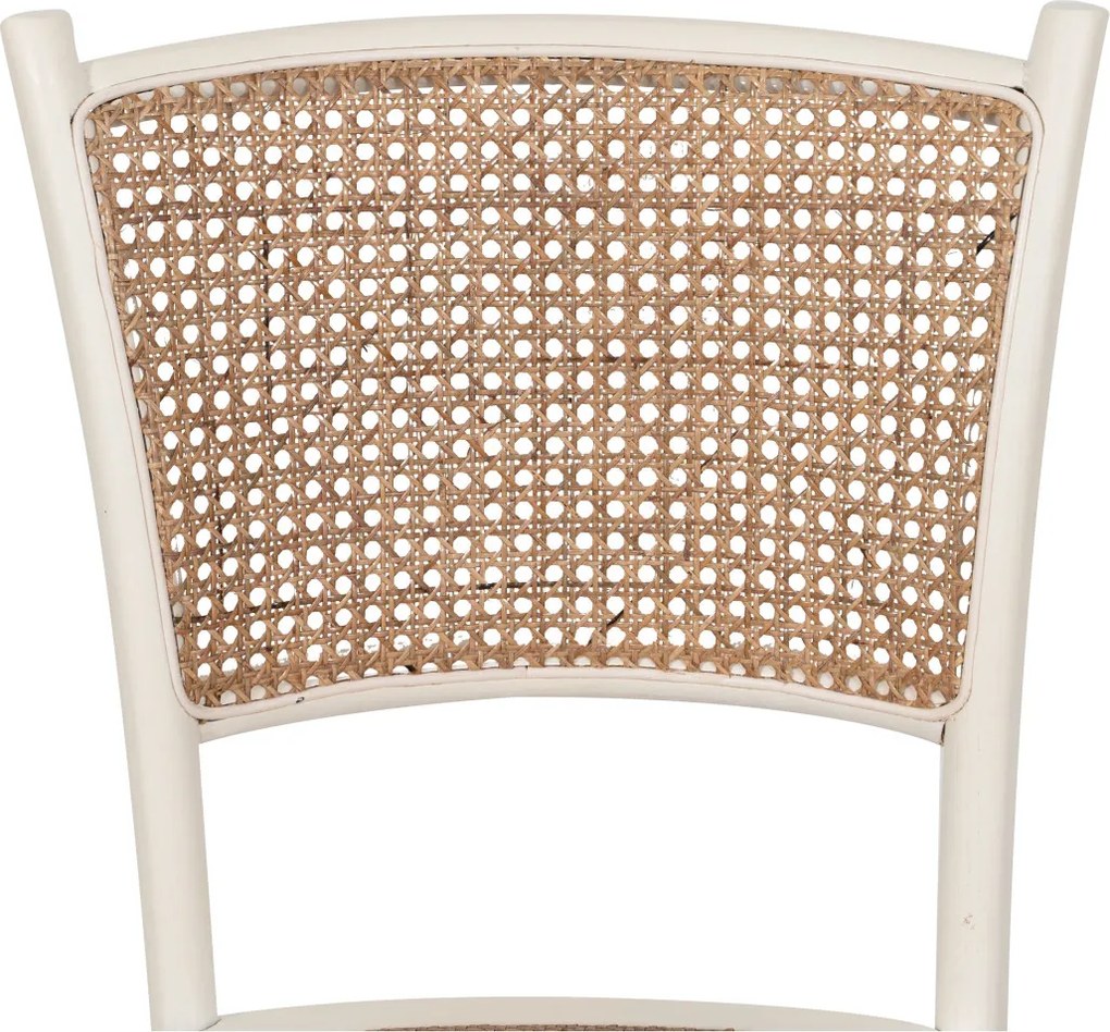 Scaun Thonet din lemn masiv si sezut din ratan