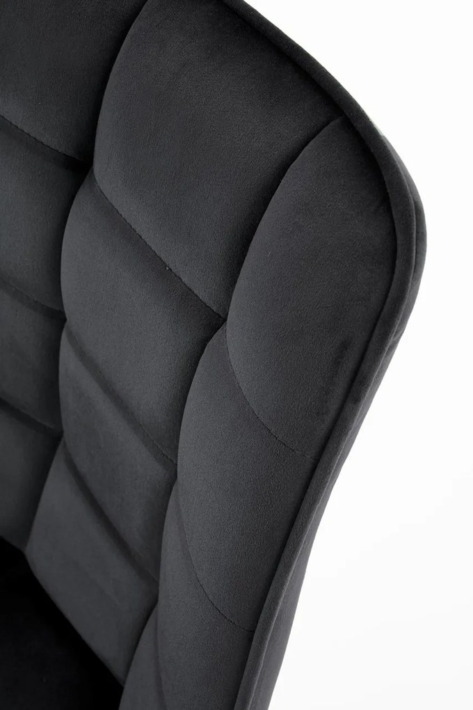 Scaun K332 velvet negru