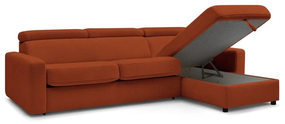 Colțar cărămiziu extensibil (cu colț variabil) Monaco – Bobochic Paris