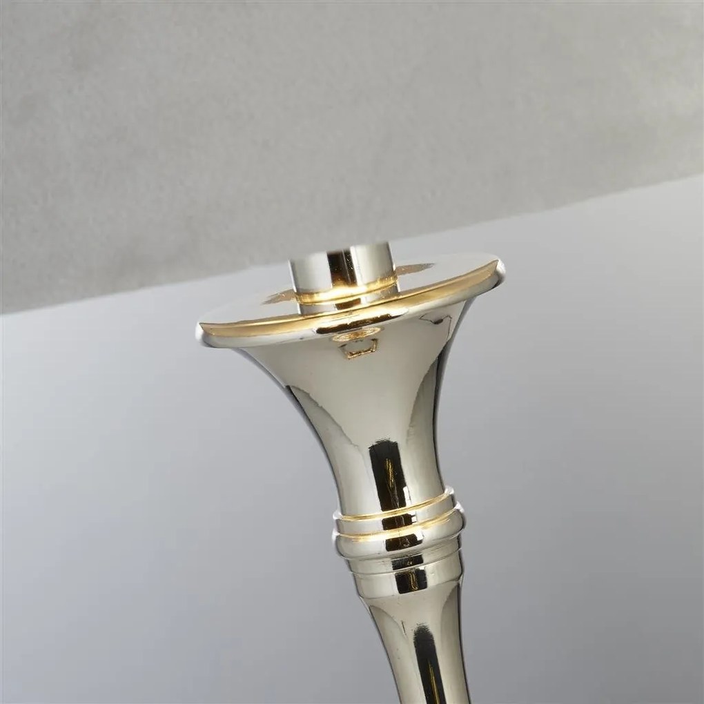 Veioza/Lampa de masa design lux elegant Belle crom/gri