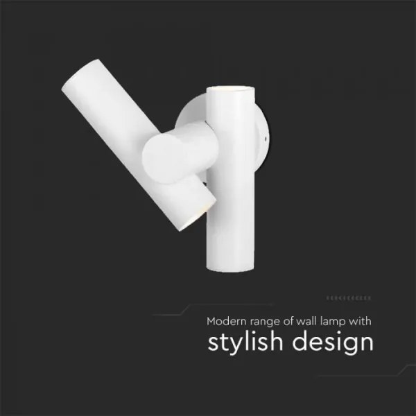 LED Aplica de perete exterior 2xLED/3W/230V 3000K IP44 albă