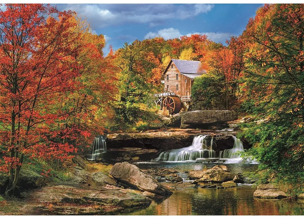 Colorat Moara Glade Creek Puzzle de 2000 piese Clementoni