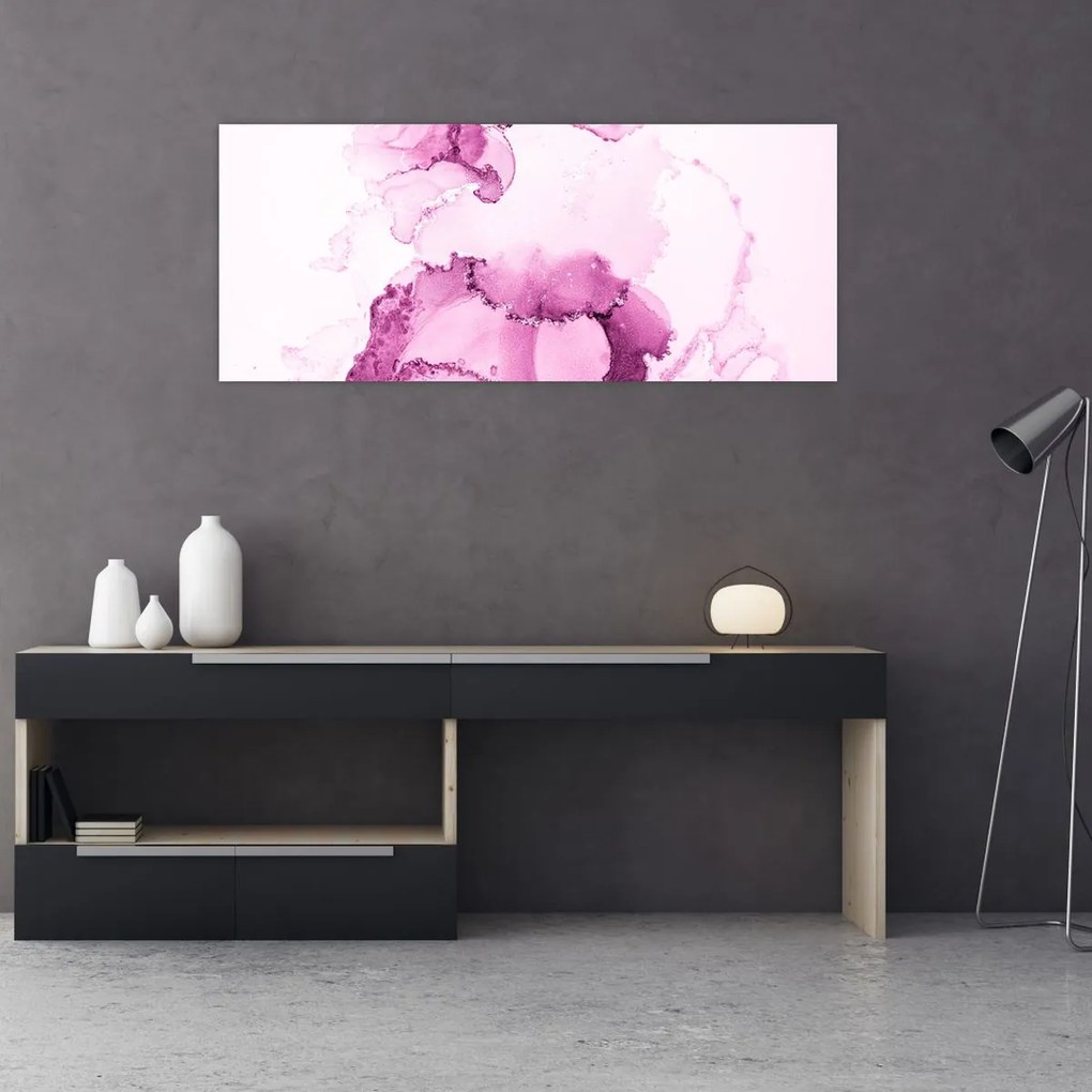 Tablou - Decor roz (120x50 cm)