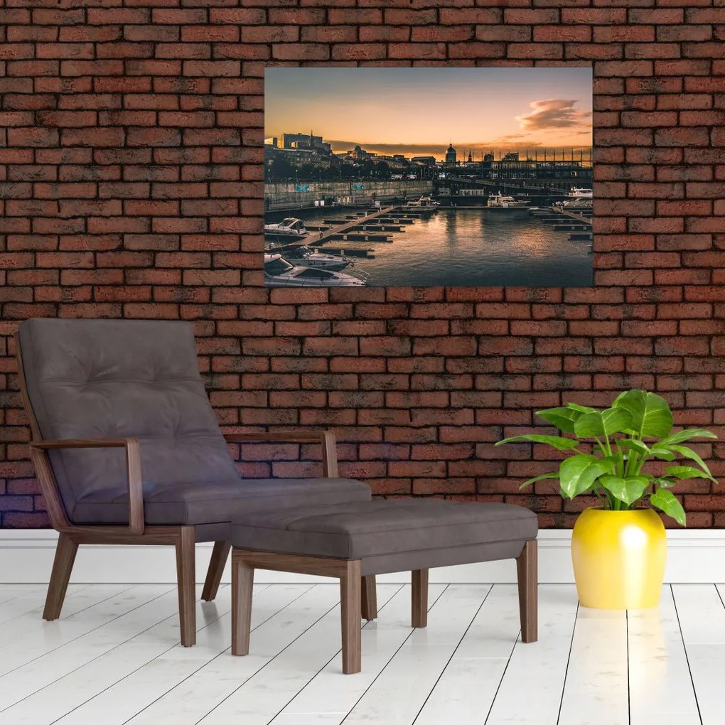 Tablou - orașul port (90x60 cm)