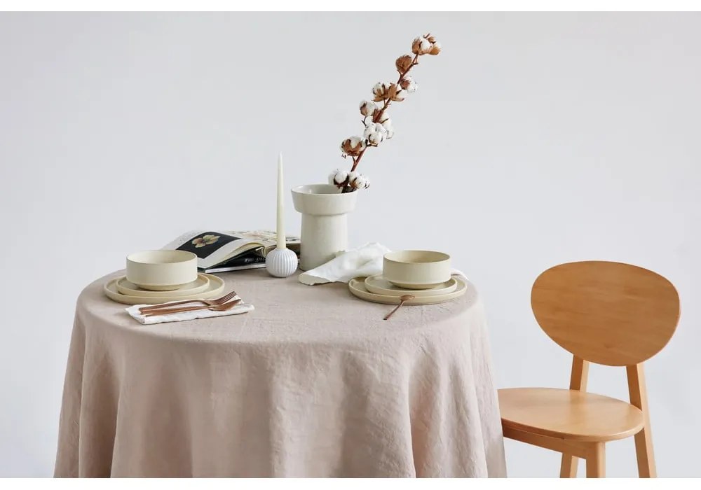 Set de 12 vase din gresie crem Bonami Selection Malia