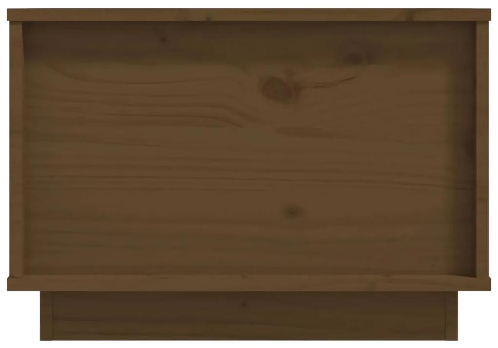Masuta de cafea, maro miere, 40x50x35 cm, lemn masiv de pin 1, maro miere