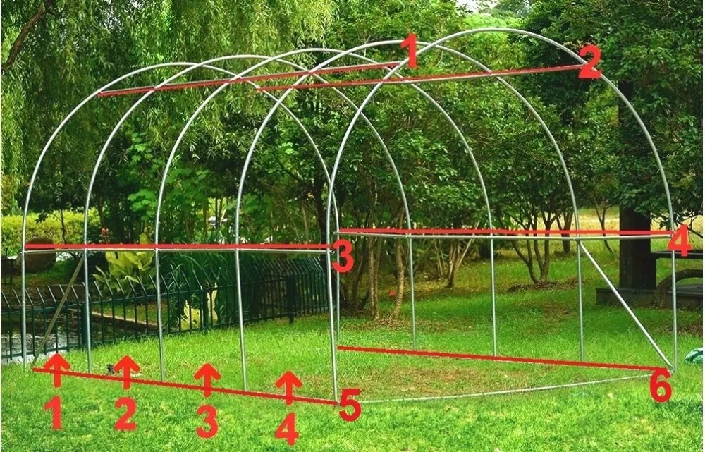 Politunel de grădină 2,5 x 4 m