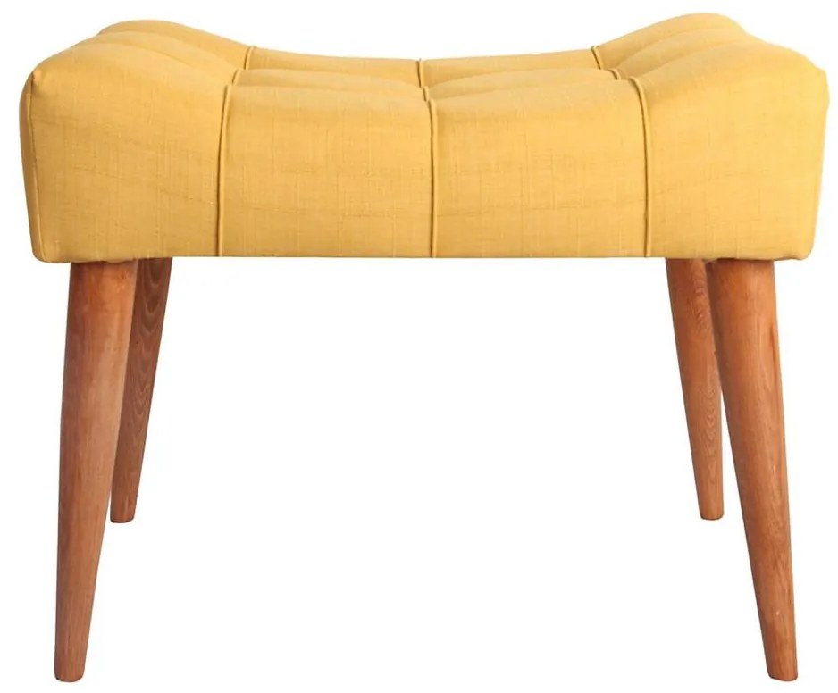 Taburet LUMI, 40 x 58 cm, galben