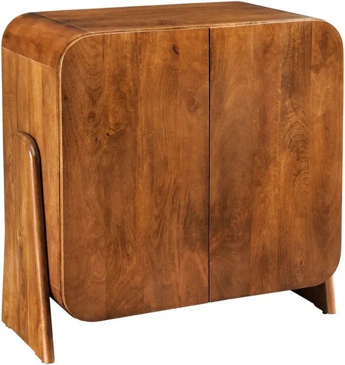 Dulap din lemn de mango maro BRASIL 75cm