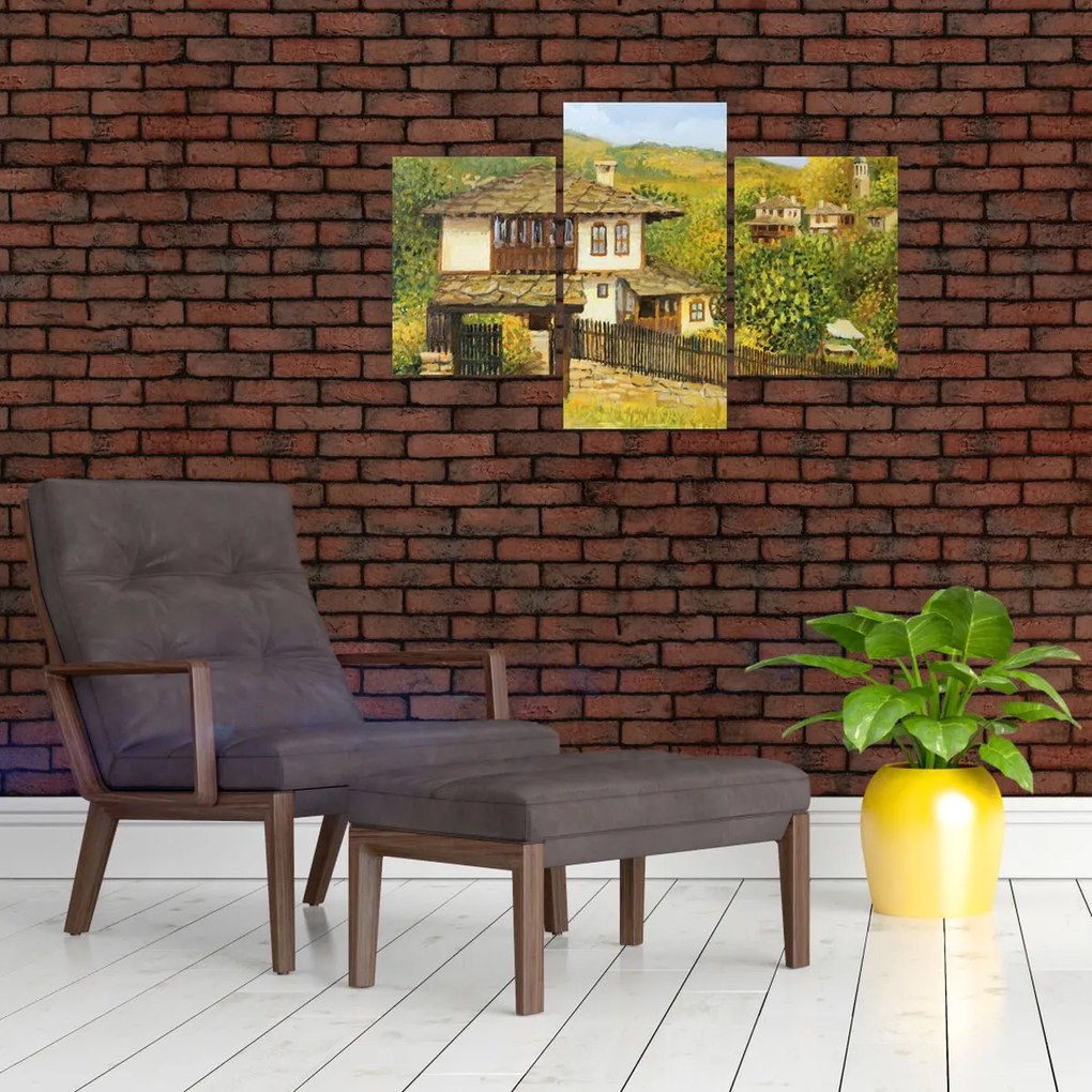 Tablou - Cabane în timpul verii (90x60 cm)