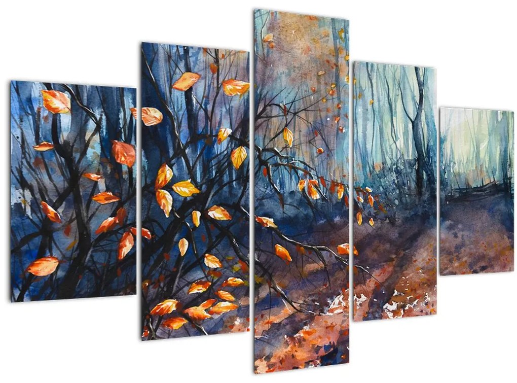 Tablou - Razele solare de toamnă (150x105 cm)