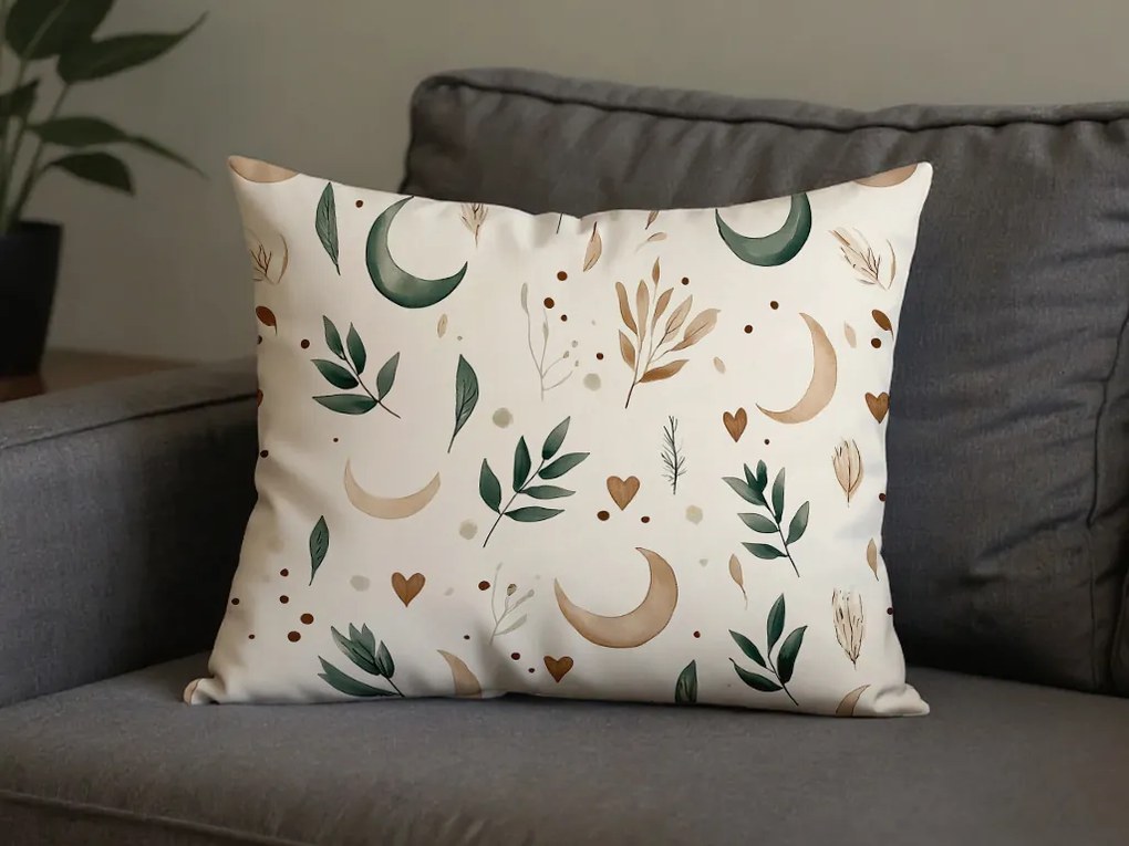 Husa de perna din microfibra BOHO MOON 50x70 cm, crem