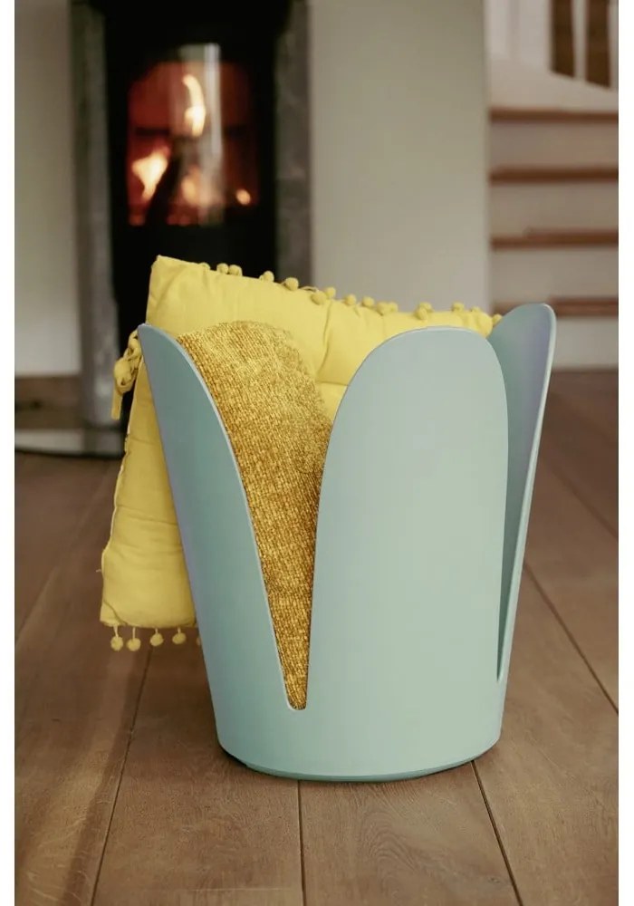 Scaun verde salvie stivuibil din plastic Comiso – Wenko