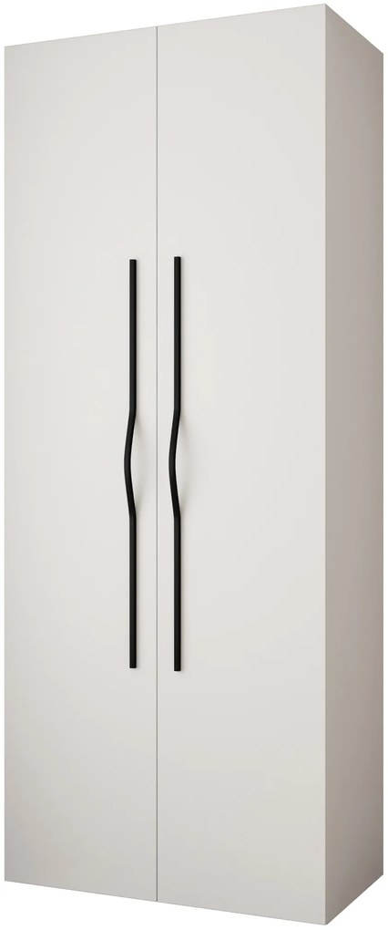 Dulap de haine 100 cm Carmela 50-2 (alb + Negru). 1126721