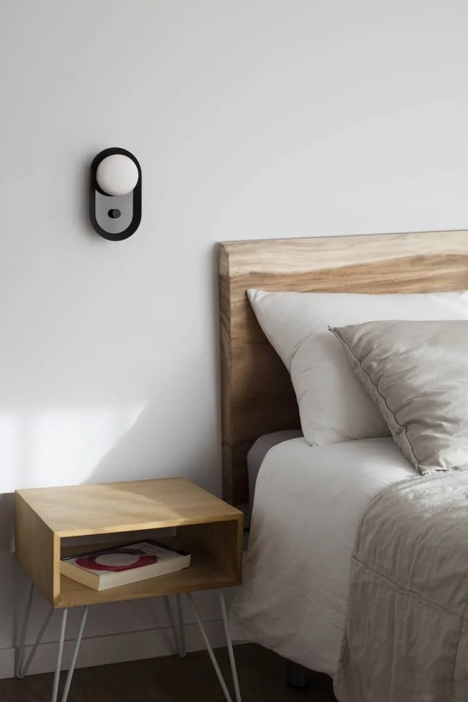 Aplica LED dimabila stil modern minimalist MAYA Black