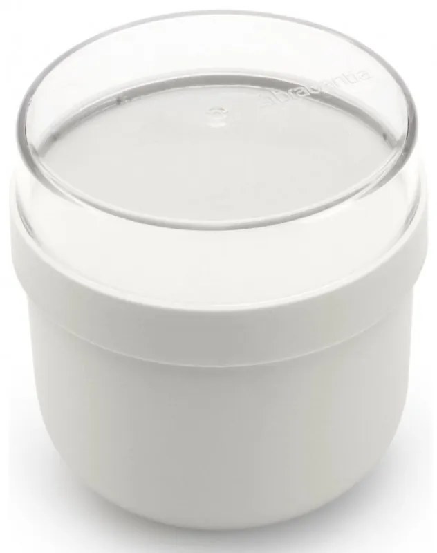 Bol alimentar mic dejun Brabantia Make&Take 1006298, 500+180 ml, Inchidere cu infiletare, FaraBPA, Gri