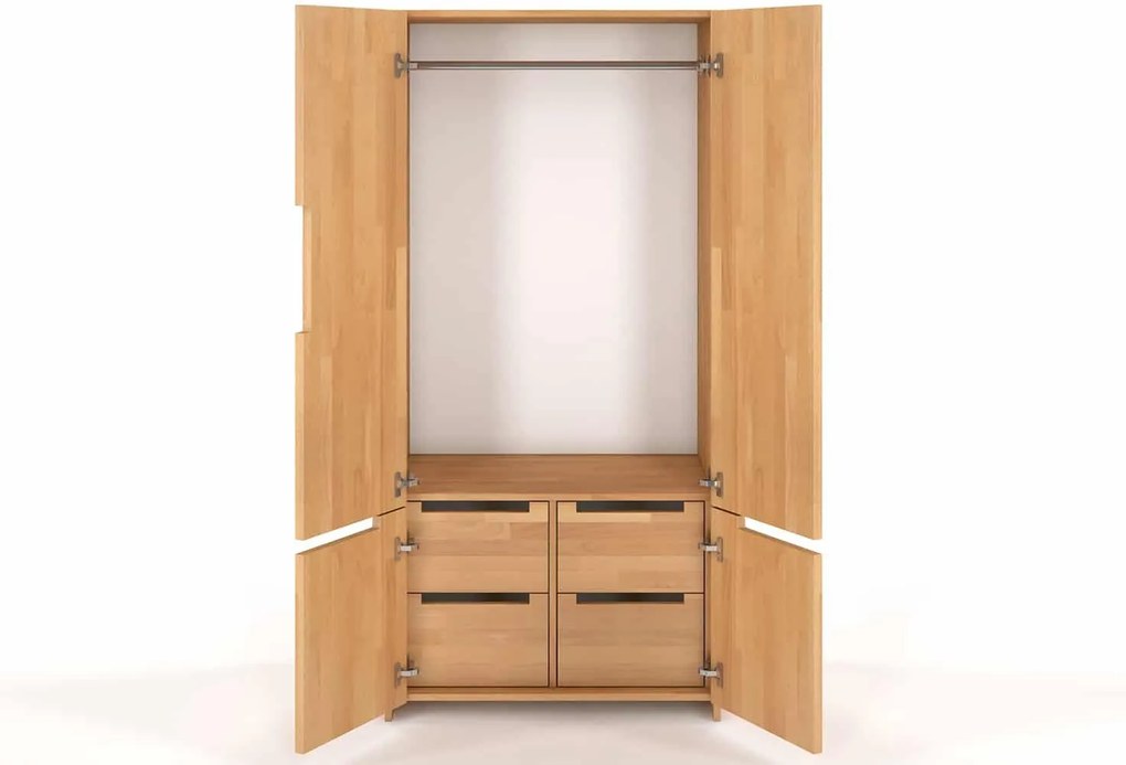 Dulap lemn masiv TerraCraft Fag, 86 × 60 × 180 cm