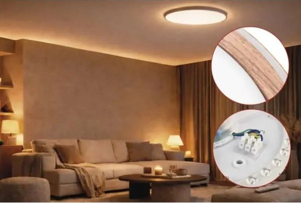 Plafonieră LED dimabilă ILVI LED/45W/230V 2700-6500K Ø 50 cm bej + telecomandă