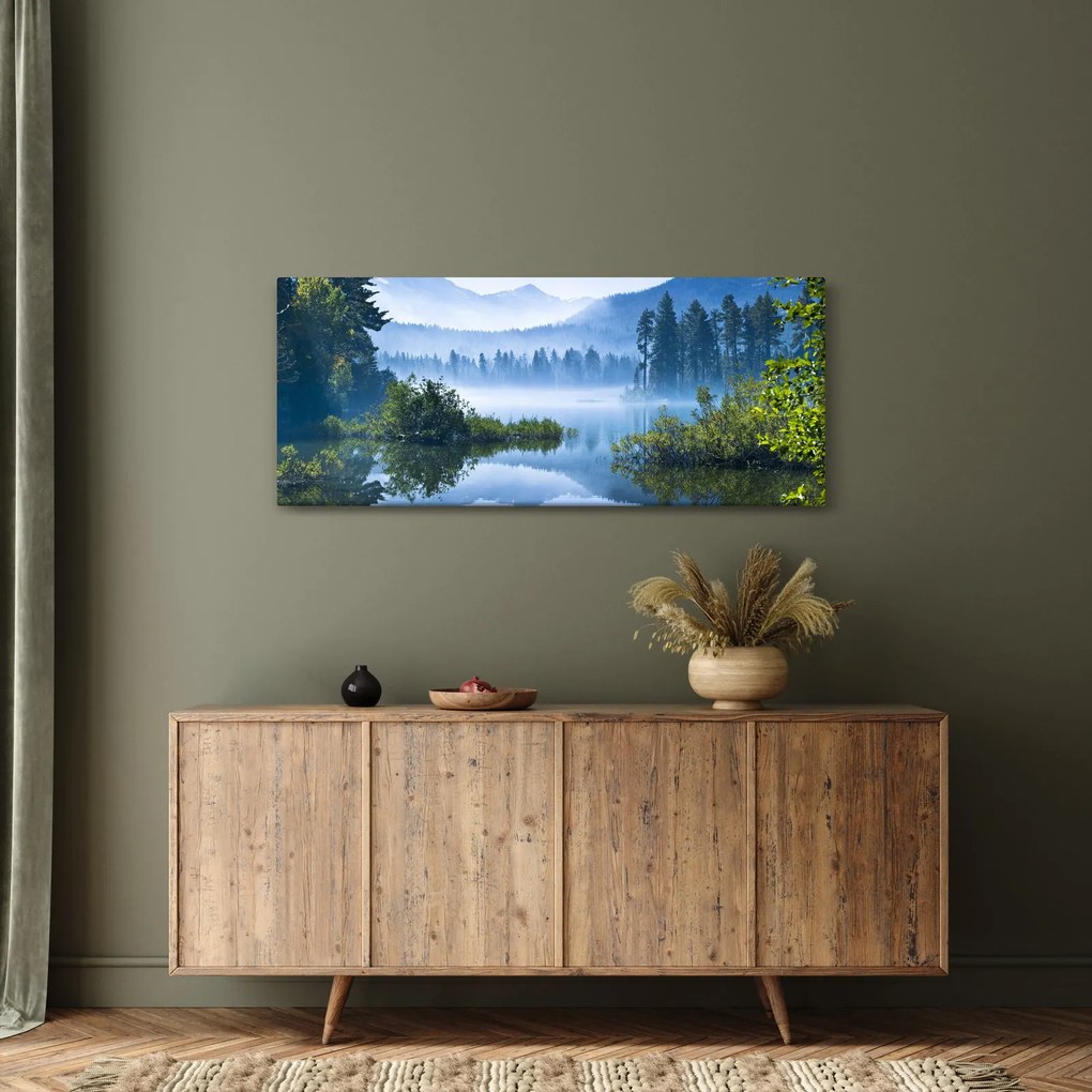 Tablou cu lac montan (120x50 cm)