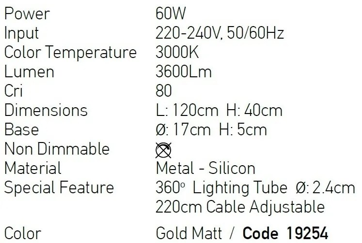 Lustra LED design modern Lighting Tube