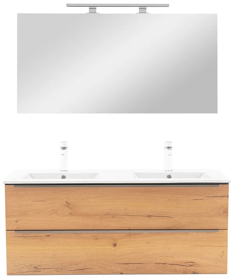 Mobilier complet de baie Vario Trim 120 antracit-stejar