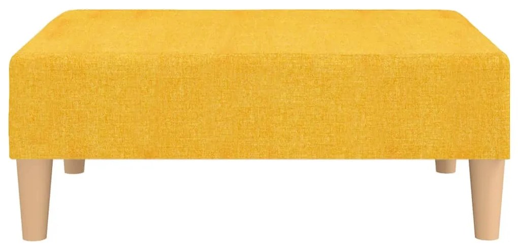 Taburet,galben,78x56x32 cm, material textil Galben