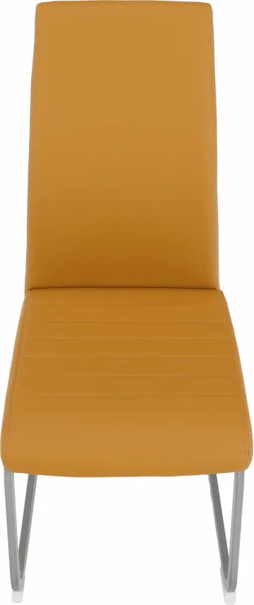 Scaun dining, muştar / gri, NOBATA