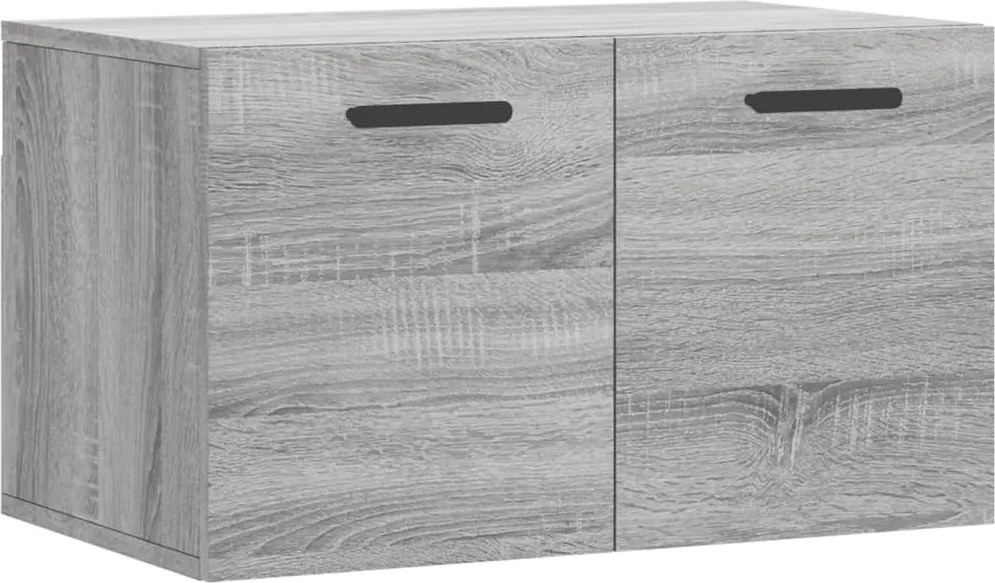 vidaXL Dulap de perete, gri sonoma, 60x36,5x35 cm, lemn prelucrat