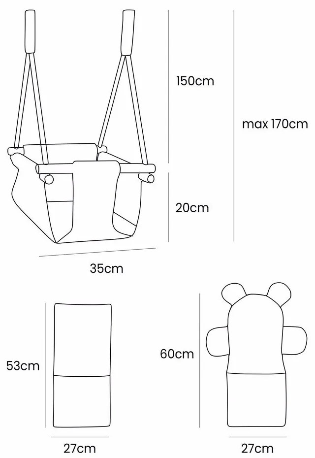 Leagăn pentru copii – Meowbaby