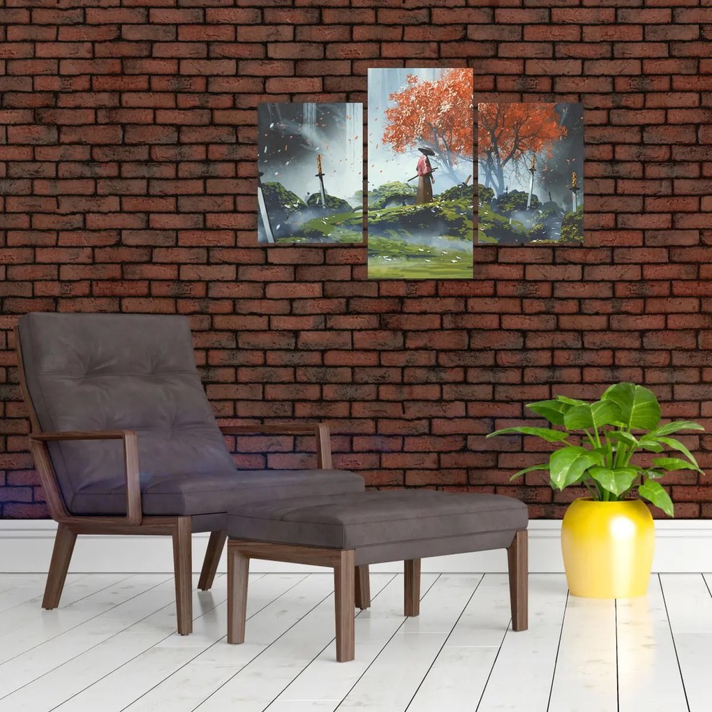 Tablou - Ilustrație a Grădinii de săbii (90x60 cm)