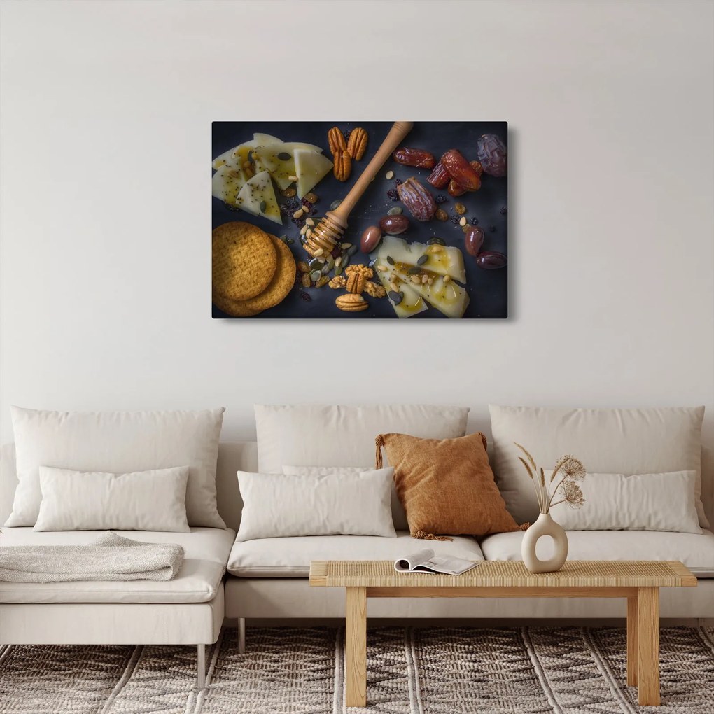 Tablou cu cu fructe uscate (90x60 cm)