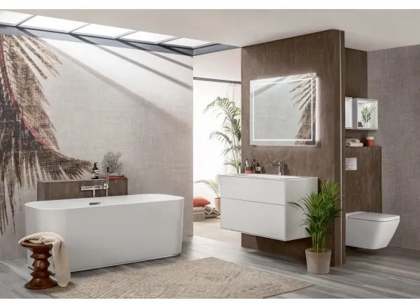 Capac WC, Villeroy&amp;Boch Finion, cu inchidere lenta, Stone White, 9M88S1RW