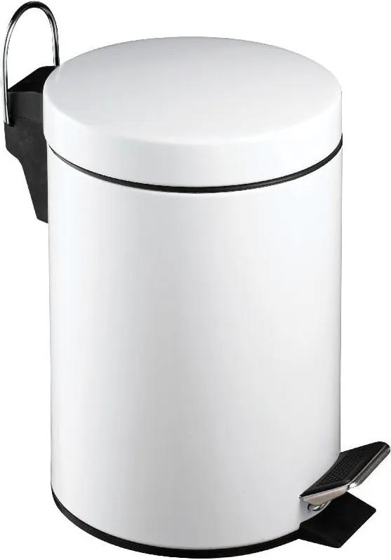 Coș de gunoi cu pedală Premier Housewares, 3 l, alb