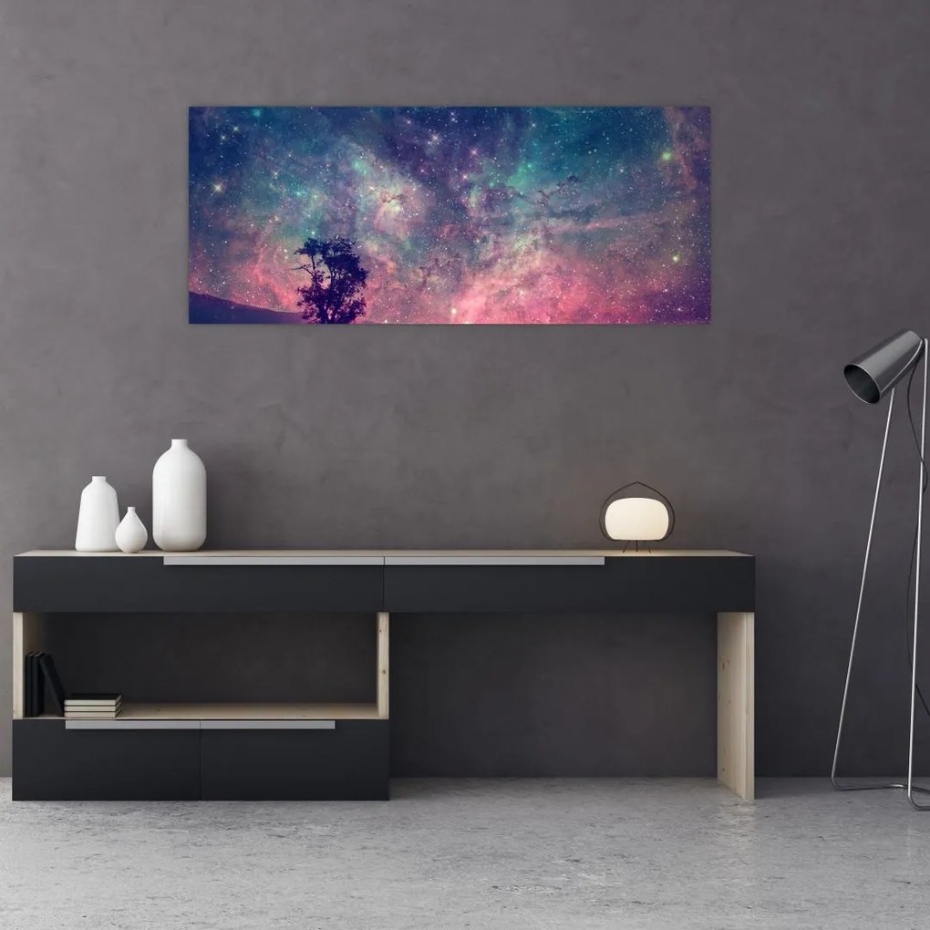 Tablou - Cer de noapte din alta dimensie (120x50 cm)