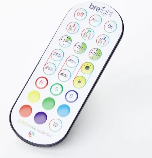 Lampadar LED RGBW dimabil Brilliant NEELE LED/6,5W/230V negru + telecomandă