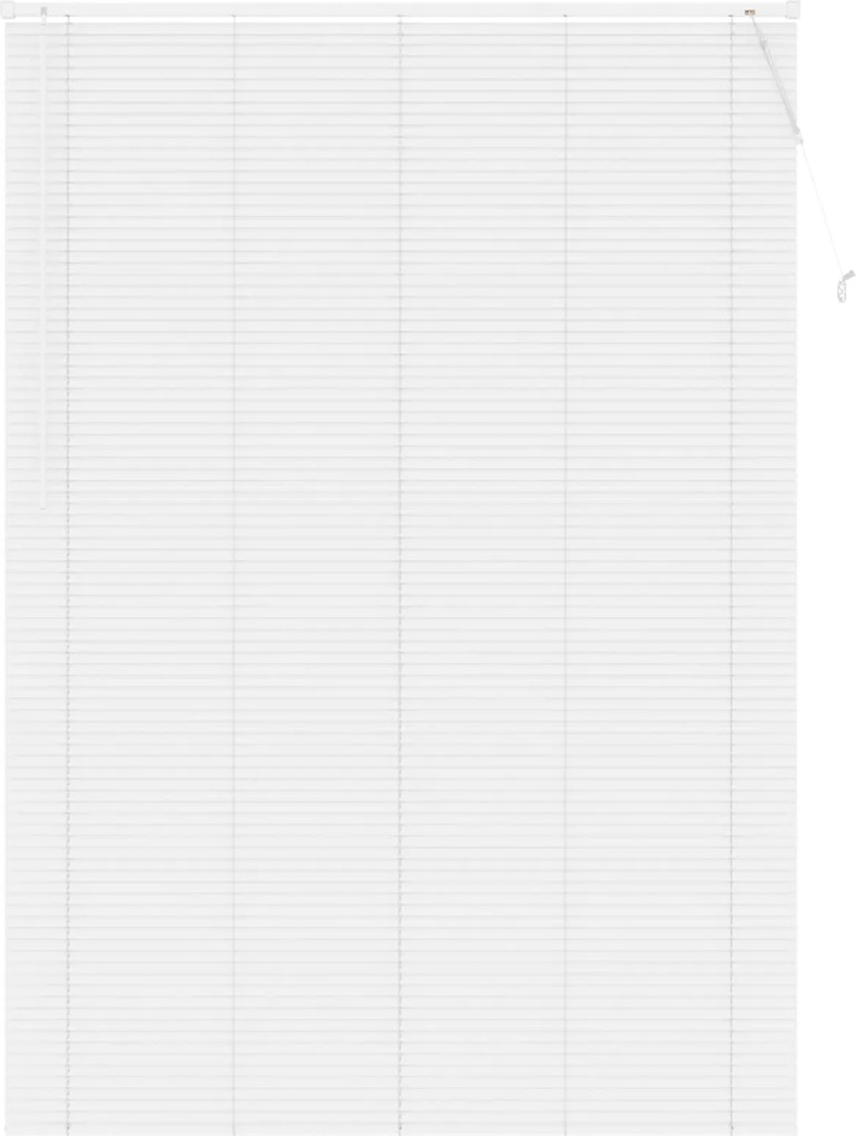 vidaXL Jaluzea venetiană Manual Ajustabil Alb 213 x 140 cm PVC