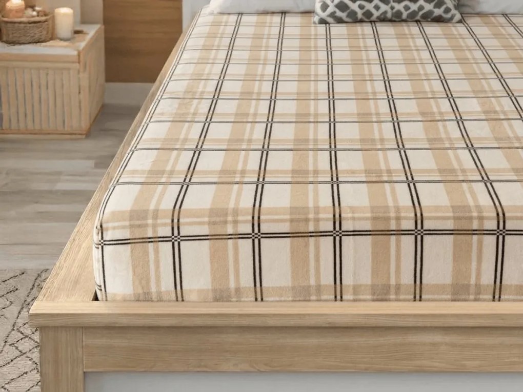Cearsaf Cocolino microplus PLAID 90x200 cm crem