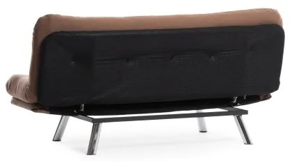 Canapea extensibilă BINA, 2 locuri, maro deschis