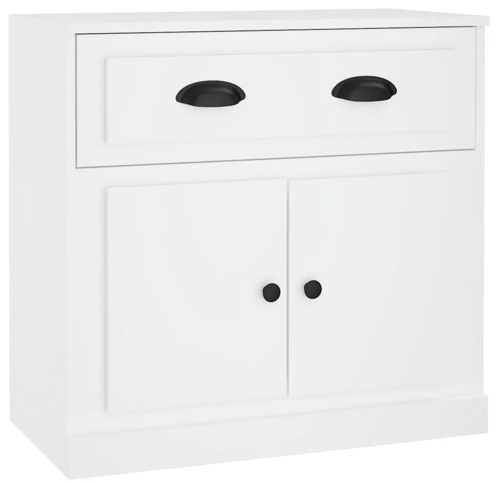 vidaXL Servantă, alb, 70x35,5x67,5 cm, lemn prelucrat