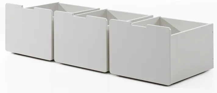 PINO SET DE 3 SERTARE PENTRU Pat copii MATRIMONIAL H85CM ALB
