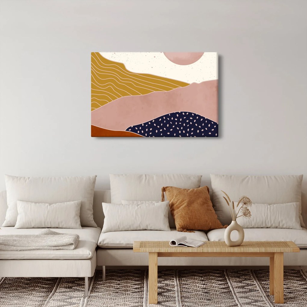 Tablou - Muntele de design Spacefrog N⁰3 (90x60 cm)