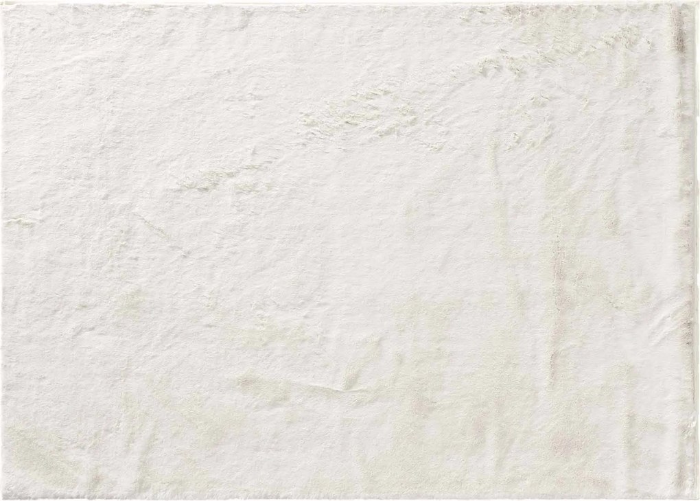 Covor moale din blană artificială, bej, FELINE