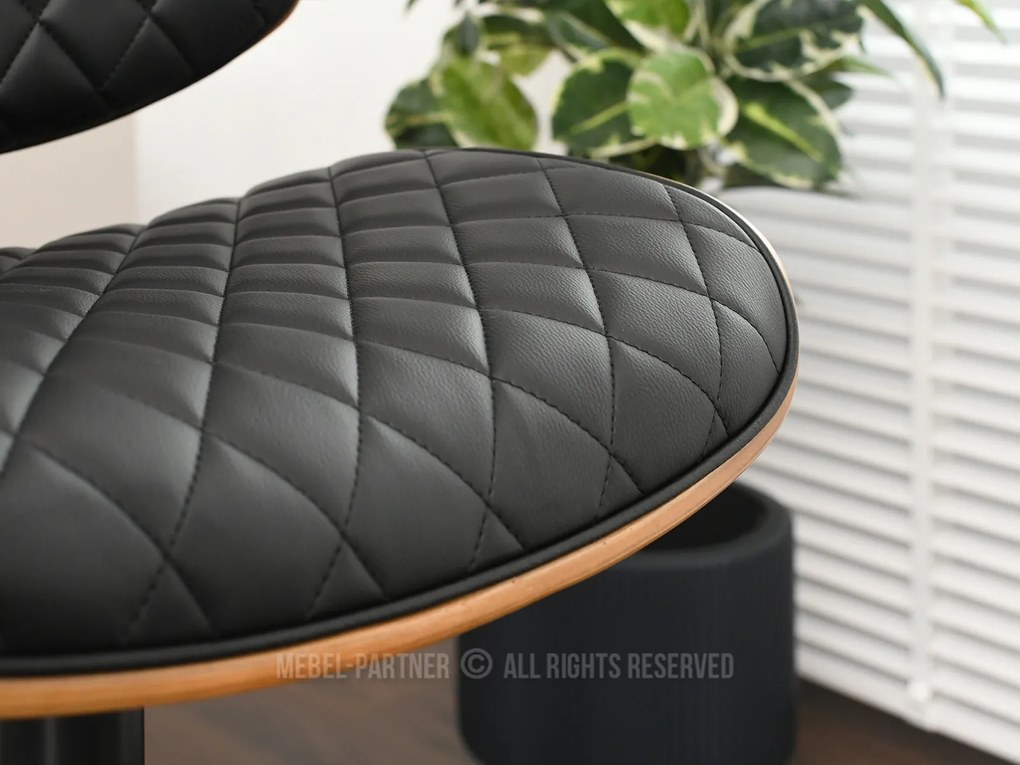 Scaun Hasky (nuc închis + negru). Promo -14%. 1110616