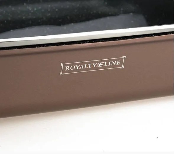 Tava roaster marmorata 34 cm Royalty Line RL ARG34ML Maro